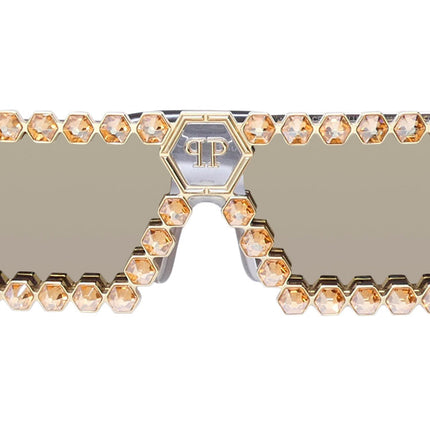 Philipp Plein Spp030s Plein Crystal Lush Sunglasses