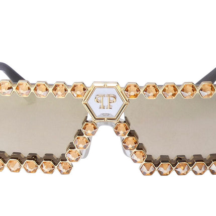 Philipp Plein Spp030s Plein Crystal Lush Sunglasses