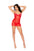 Embroidered Lace And Mesh Underwire Babydoll With Adjustable Straps, Hook And Eye Back Closure And A Matching G-string