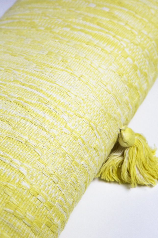 Antigua Pillow - Naturally Dyed Yellow