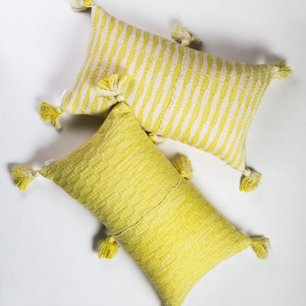 Antigua Pillow - Naturally Dyed Yellow
