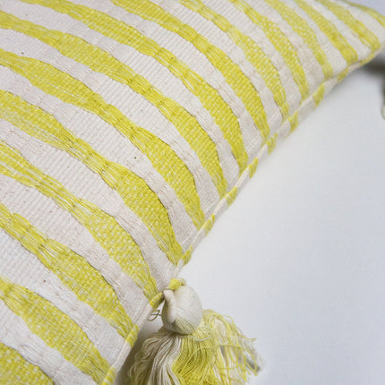 Antigua Pillow - Naturally Dyed Yellow