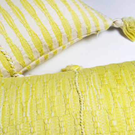 Antigua Pillow - Naturally Dyed Yellow