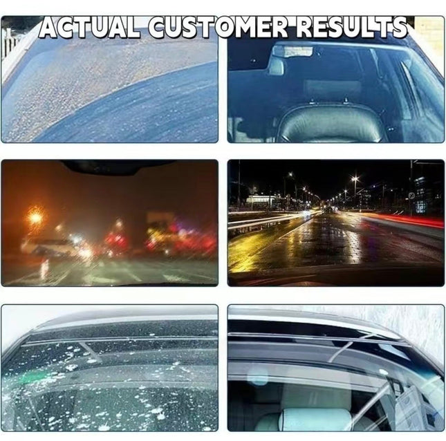 AutoView Windshield Oil Film Remover | Professional Glass Cleaner & Rain Repellent Prep