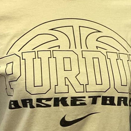 Nike NCAA Purdue Boilermakers Basketball Cotton Tee — Pre-Owned, Small