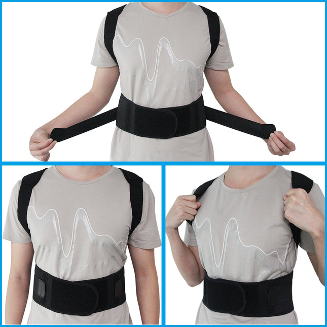 Magnetic Therapy Posture Corrector | Back & Shoulder Support Brace for Men & Women