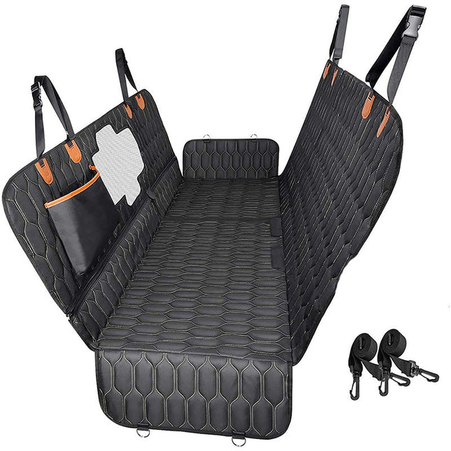 4-in-1 Pet Car Seat Cover | Waterproof Scratch-Resistant Rear Seat & Trunk Cushion for Dogs
