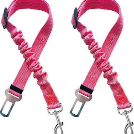 Dog Seat Belt Harness | Adjustable Nylon Safety Car Belt for Pets