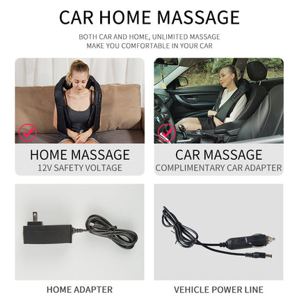 SKG Cervical Spine Massage Shawl | Electric Kneading Back & Waist Massager
