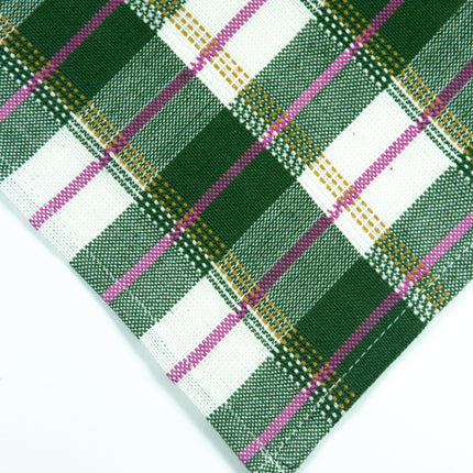 San Andres Gingham Forest & White Napkins