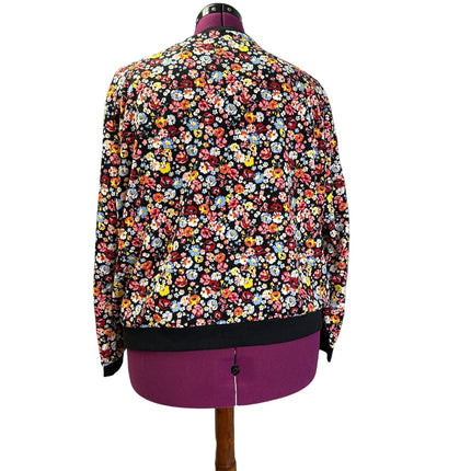Shein Womens Plus Size Floral Full Zip Lightweight Jacket — Pre-Owned, Size 3X