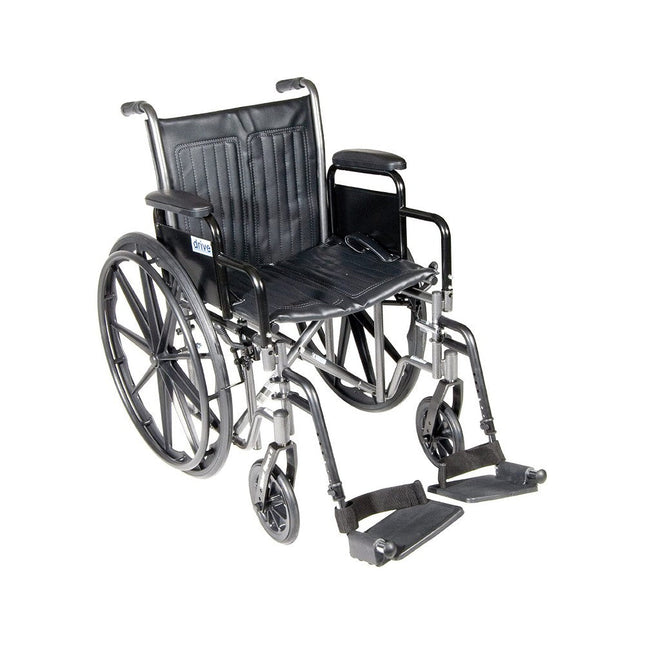 Drive Medical Silver Sport 2 Wheelchair (20" Seat)