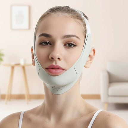 Face Lifting Mask -V Face Shaper for Double Chin & Jawline Tightening | Breathable, Non-Slip Facial Slimming Band for Home, Office Use (1 Pack)