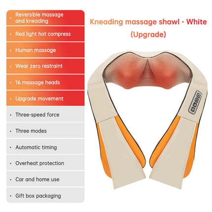 SKG Cervical Spine Massage Shawl | Electric Kneading Back & Waist Massager