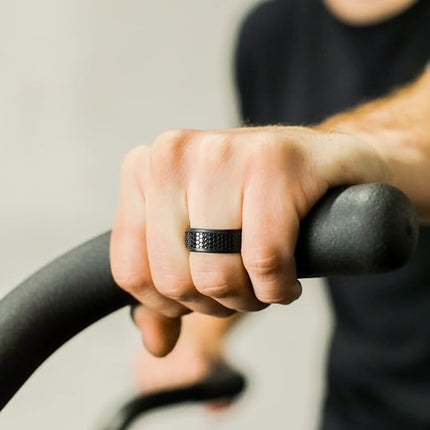 Men's Hex Silicone Ring