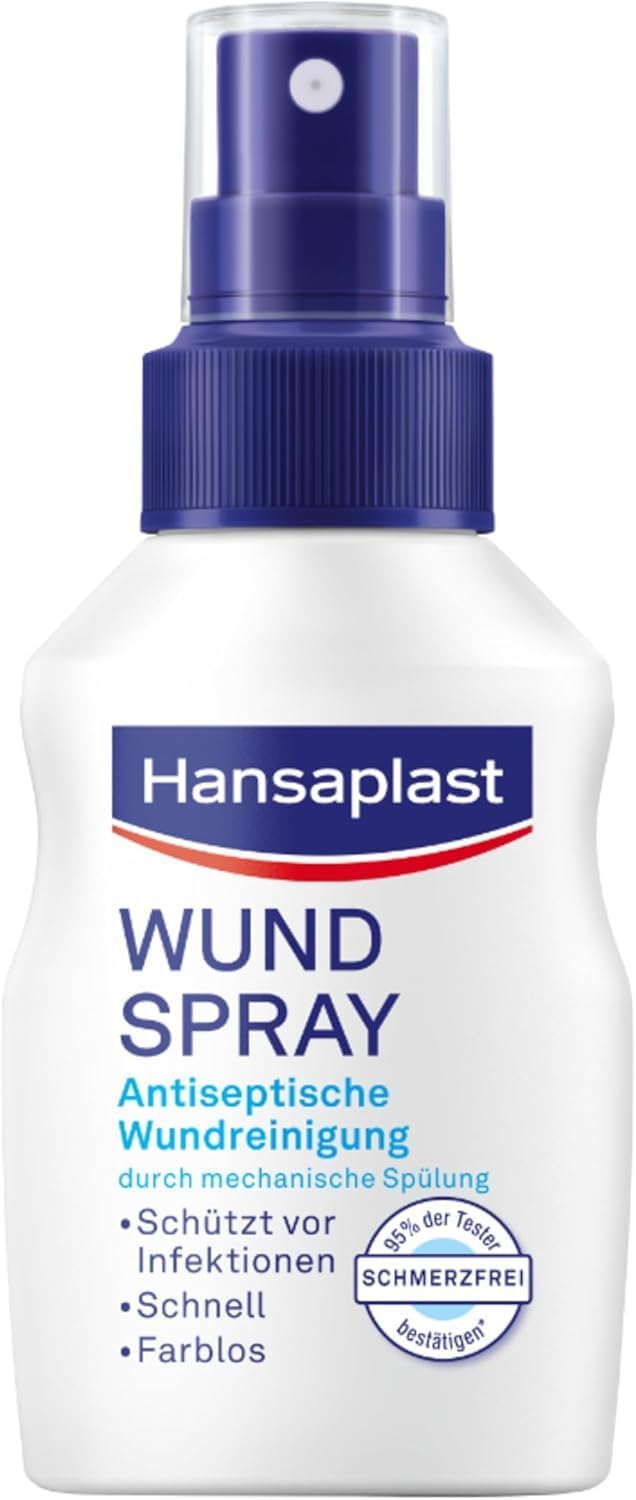 Hansaplast Wound Spray 50ml — Antiseptic, Alcohol-Free