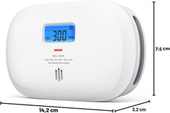 X-Sense XC0C-SR Carbon Monoxide Detector — 10Y, TÜV, Display