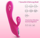 Adorime Rabbit Vibrator — Clitoris & G-Spot, Shock Function, 7 Modes