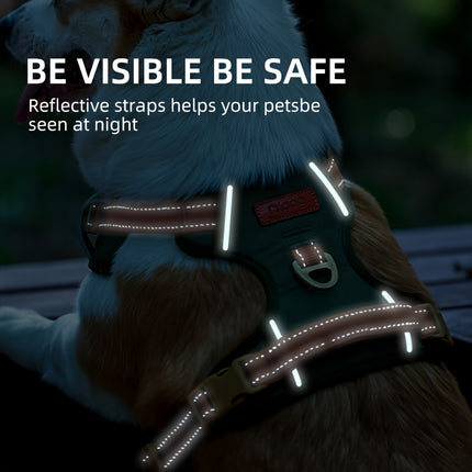 No-Escape Dog Harness for Medium & Large Breeds — Heavy-Duty & Padded