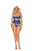 Lace & Mesh Underwire Bra Set with Garters and G-StringDetachable, Matching G-string Included