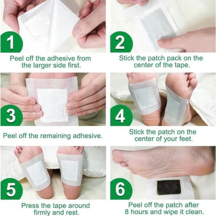 HerbalDetox Foot Patches | Natural Herbal Relaxation & Sleep Support Patches