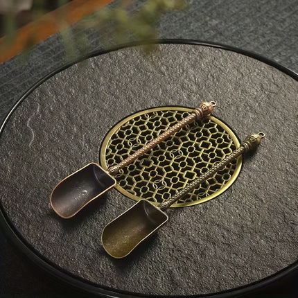 Vintage Metal Tea Spoons Set – 2pcs/3pcs Retro Holiday Decor & Gift Idea
