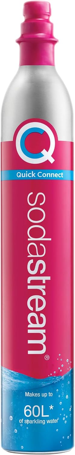 SodaStream Quick Connect CO2 Cylinder — Pink, 60L Reserve