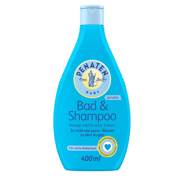 Penaten Baby Shampoo & Bath 400ml — No More Tears, Paraben-Free