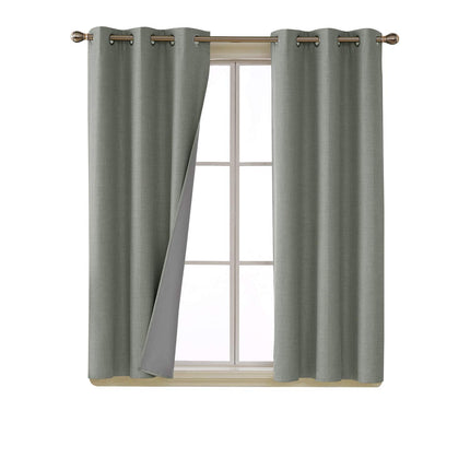 Blackout Thermal Insulated Curtains, 2 Panels