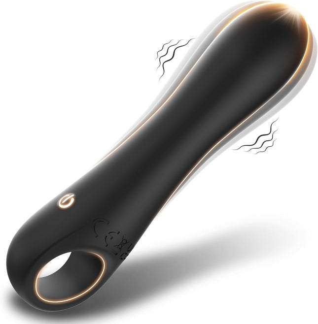 Hollow Ring Dildo Vibrator — 10 Modes, G-Spot & Clitoris, Portable, Quiet