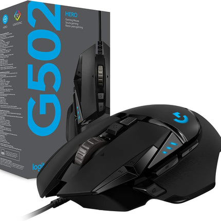 Logitech G502 HERO Gaming Mouse — 25600 DPI, RGB