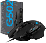 Logitech G502 HERO Gaming Mouse — 25600 DPI, RGB, 11 Buttons