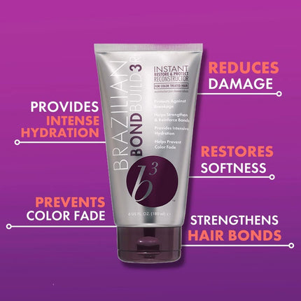 Brazilian Blowout B3 Bond Builder Instant Restore & Protect Reconstructor 6 oz