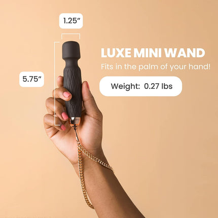 Bodywand Luxe Mini Wand — 7-Mode Splashproof Silicone Wand Vibrator