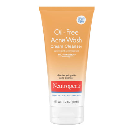 Neutrogena Oil Free Acne Face Wash, 9.1 fl. oz