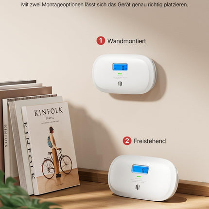 X-Sense XC0C-SR Carbon Monoxide Detector — 10Y, TÜV, Display