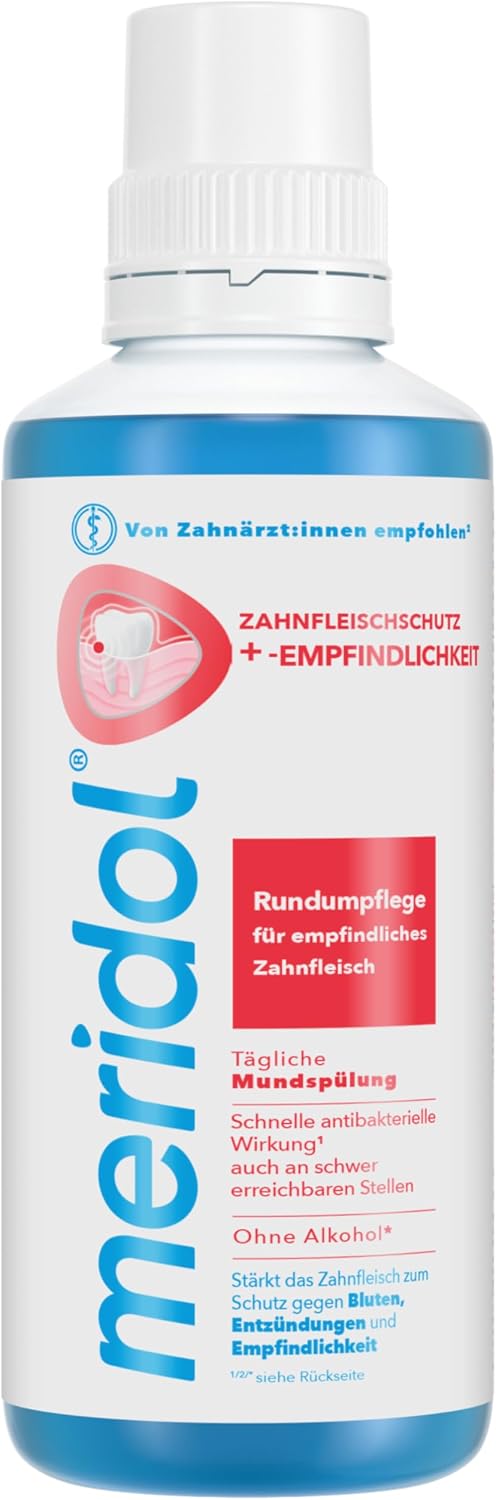 meridol Mundspülung Rundumpflege, bei Empfindlichkeit, 400 ml