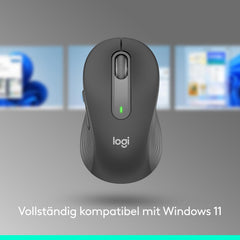 Logitech Signature M650 L Wireless Mouse — Silent, Graphite