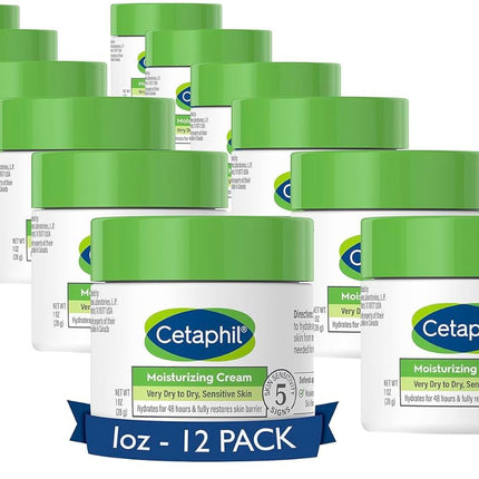Cetaphil Moisturizing Cream, Face & Body Lotion Dry Sensitive Skin, 20oz