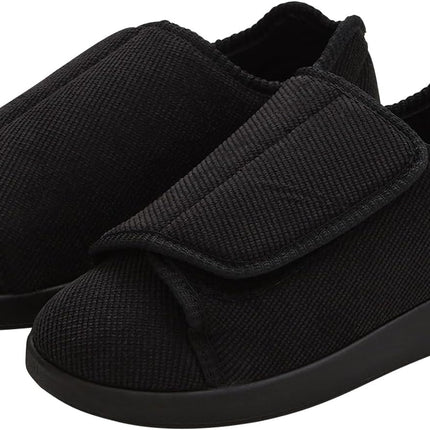 Silverts Women's Extra Wide Adjustable Slippers, Non-Slip Diabetic Shoes