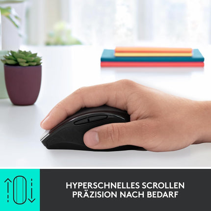 Logitech M705 Marathon Wireless Mouse — 3Y Battery, 7 Buttons