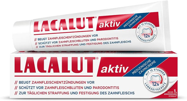 Lacalut Active Toothpaste 100ml — Gum Firming & Strengthening
