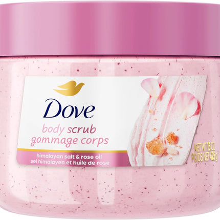 Dove Brown Sugar and Coconut Butter Body Scrub Exfoliates and Deeply 15 oz