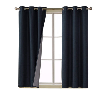 Blackout Thermal Insulated Curtains, 2 Panels