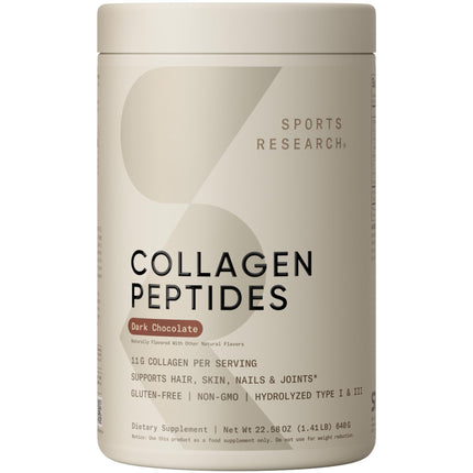 Sports Research® Collagen Peptides Protein Powder 16oz (Unflavored)