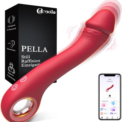 Cacuala Curved Dildo Vibrator — Shock, G-Spot