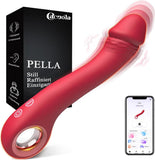 Cacuola Curved Dildo Vibrator — Shock Function, 7x10 Modes, G-Spot & A-Spot