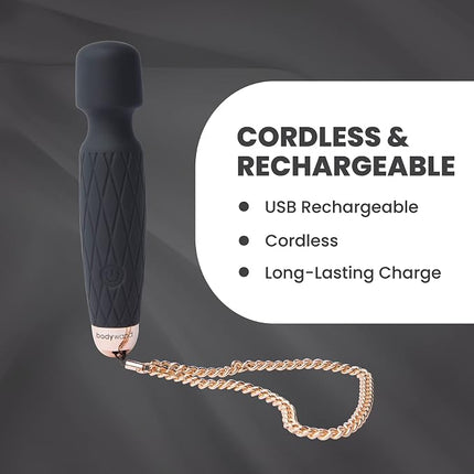 Bodywand Luxe Mini Wand — 7-Mode Splashproof Silicone Wand Vibrator