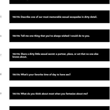 Pick-a-Stick (Sexy Date Night Truth or Dare for Couples, Naughty Adult Game for Couples)