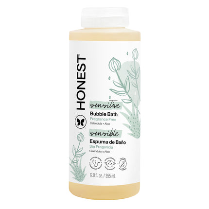 The Honest Company Bubble Bath, Hypoallergenic, Lavender Calm, 12 fl oz
